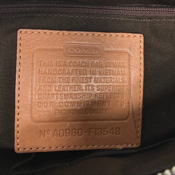 Coach Signature Stripe Tote Shopper - Picture 7 of 8